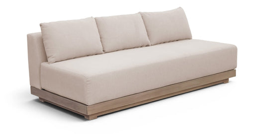 Solace 77" Olefin Performance Fabric Outdoor Patio Sofa - Beige