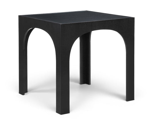 Waldorf 36.25" Tempered Glass Top Counter Height Table - Black