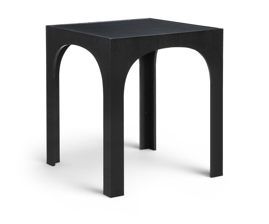 Waldorf 36.25" Tempered Glass Top Bar Height Table - Black