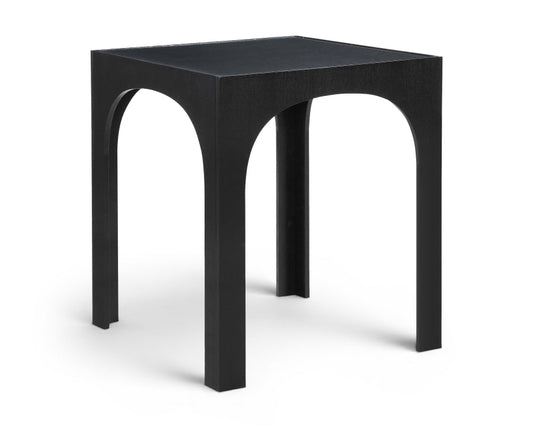 Waldorf 36.25" Tempered Glass Top Bar Height Table - Black