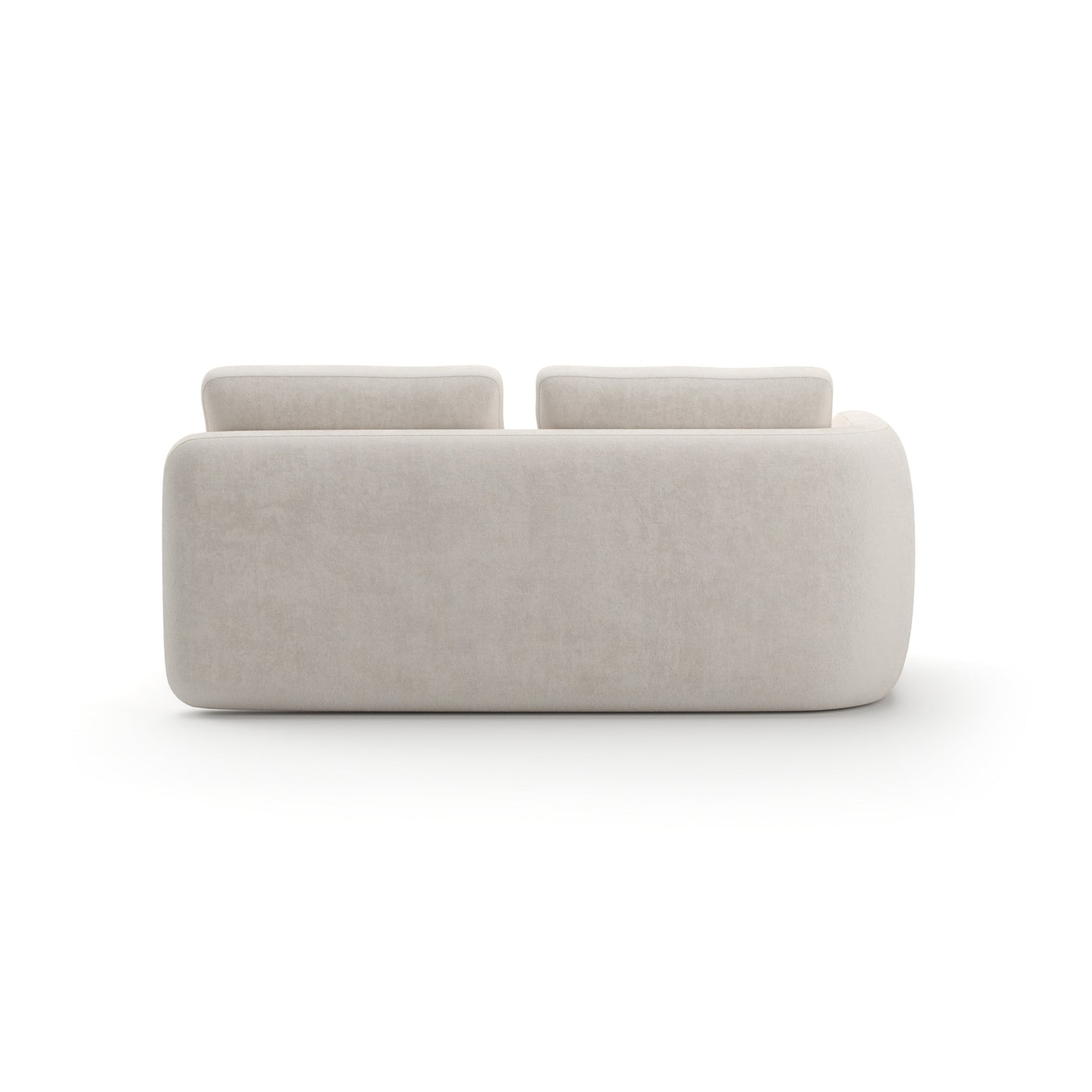 Overlap Laf Loveseat Ecru