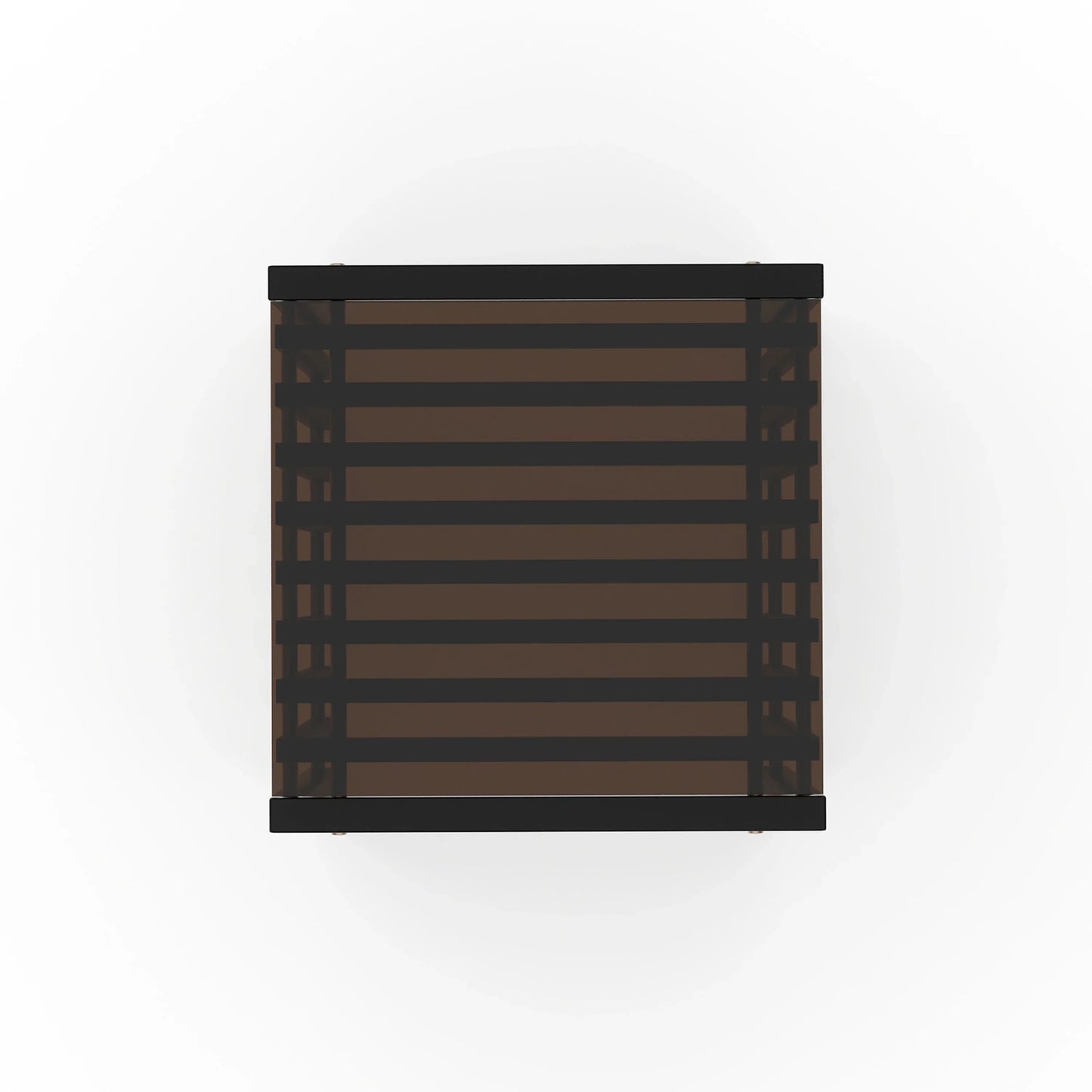 Pinstripe Dark End Table