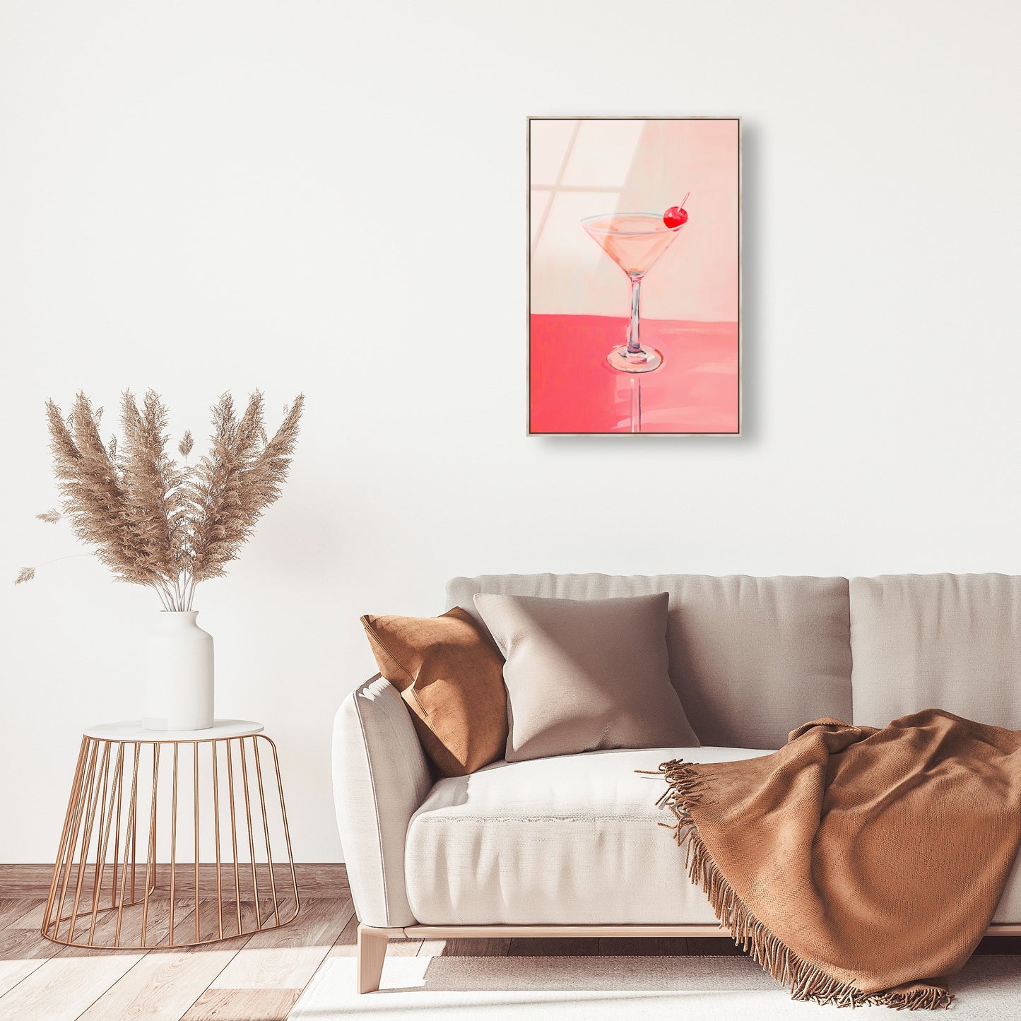 Blush in Glass | Acrylic Panel
