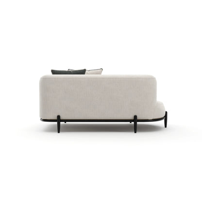 Madera Armless Laf Bumper - Oatmeal
