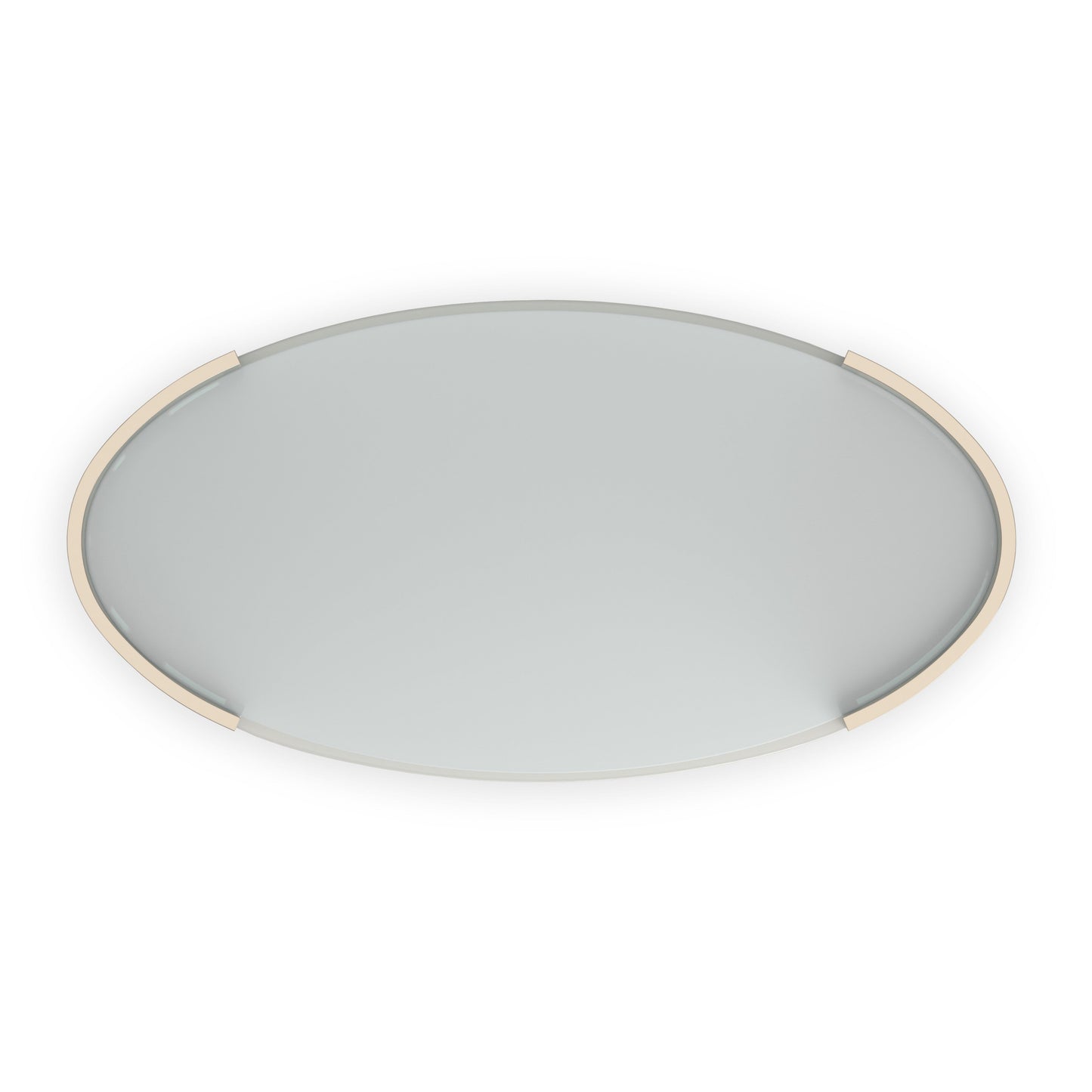 Love Oval Cocktail Table - Matte Pearl