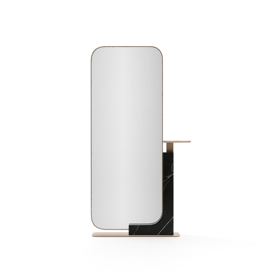 Overlap Floor Mirror Dark