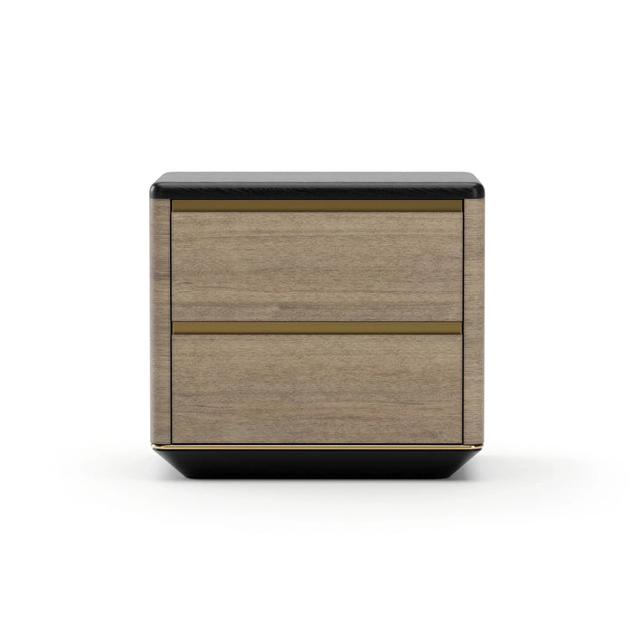 Madera Plinth Nighstand - Chocolate