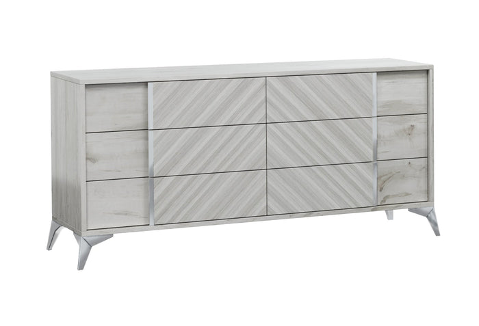 Alexa Italian Modern Grey Dresser