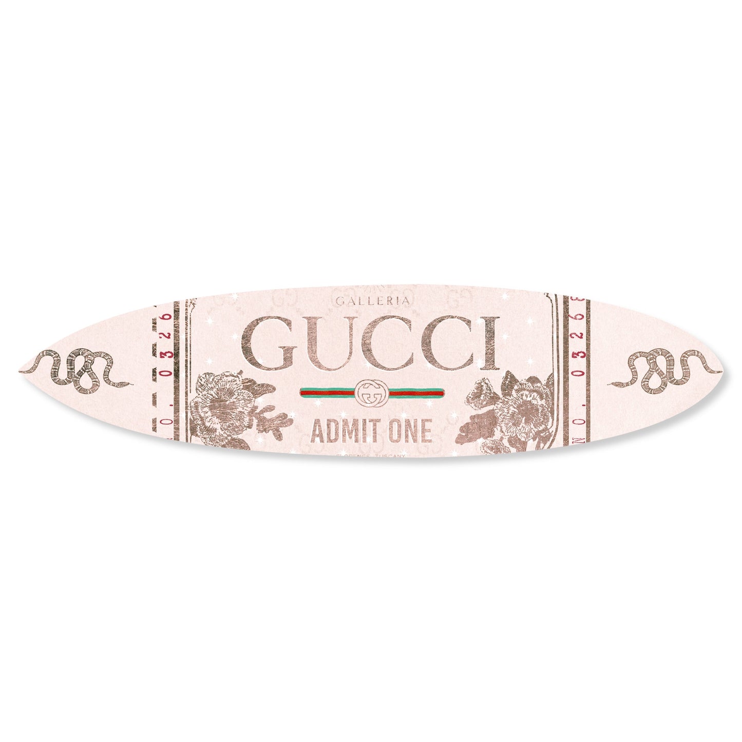 Admit One Florence Garden Surfboard