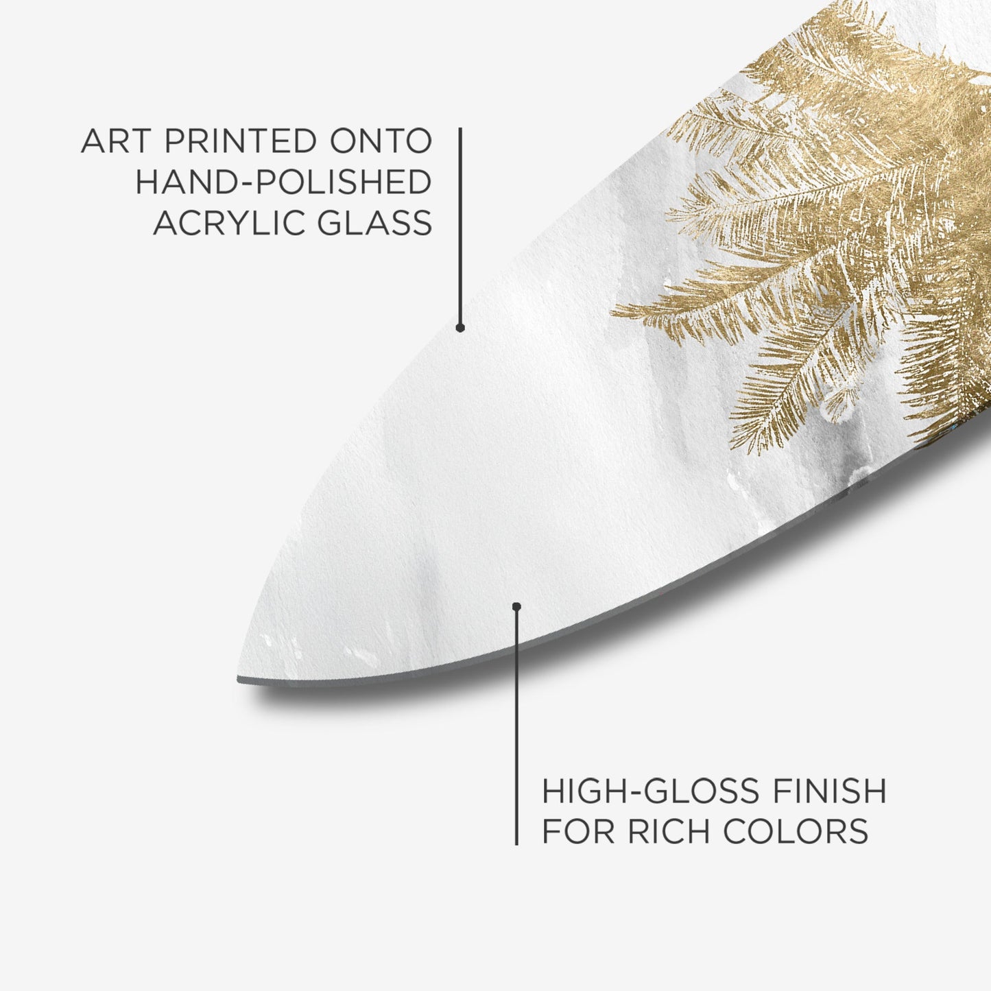 Palm Tree Gold II Surfboard
