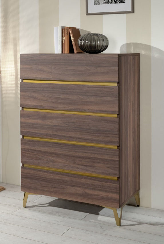 Calabria - Modern Walnut Chest