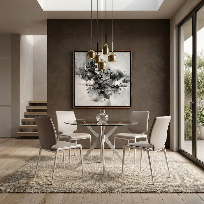 Dallas - Modern Brushed Stainless Steel Dining Table