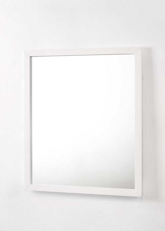 Bryan - Modern White Mirror