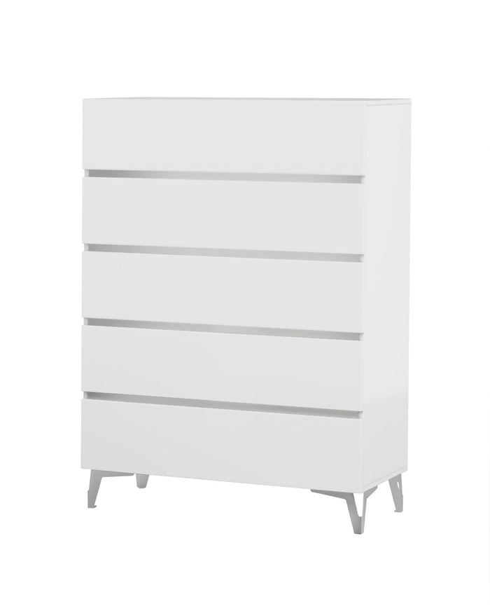 Angela - Italian Modern White Chest