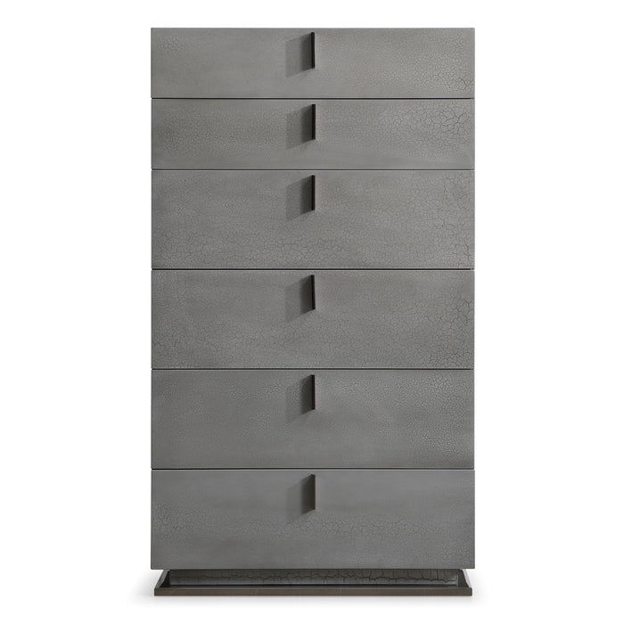 Buckley - Modern Grey Crackle Chest