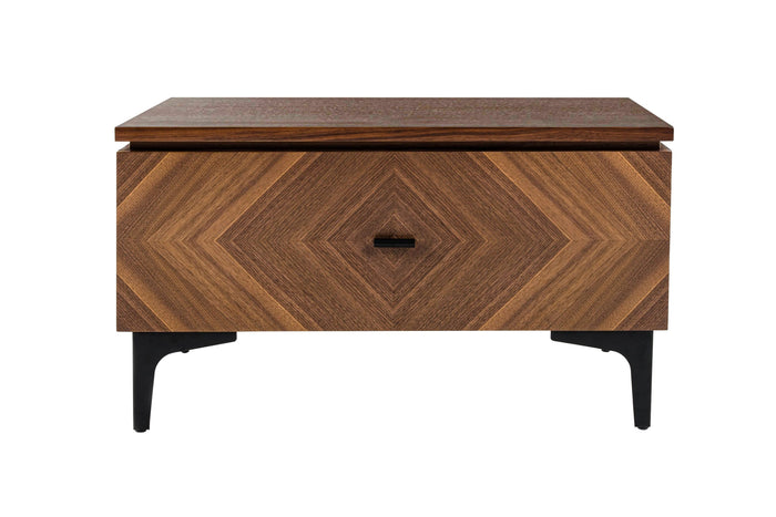 Paula - Mid-Century Walnut Nightstand