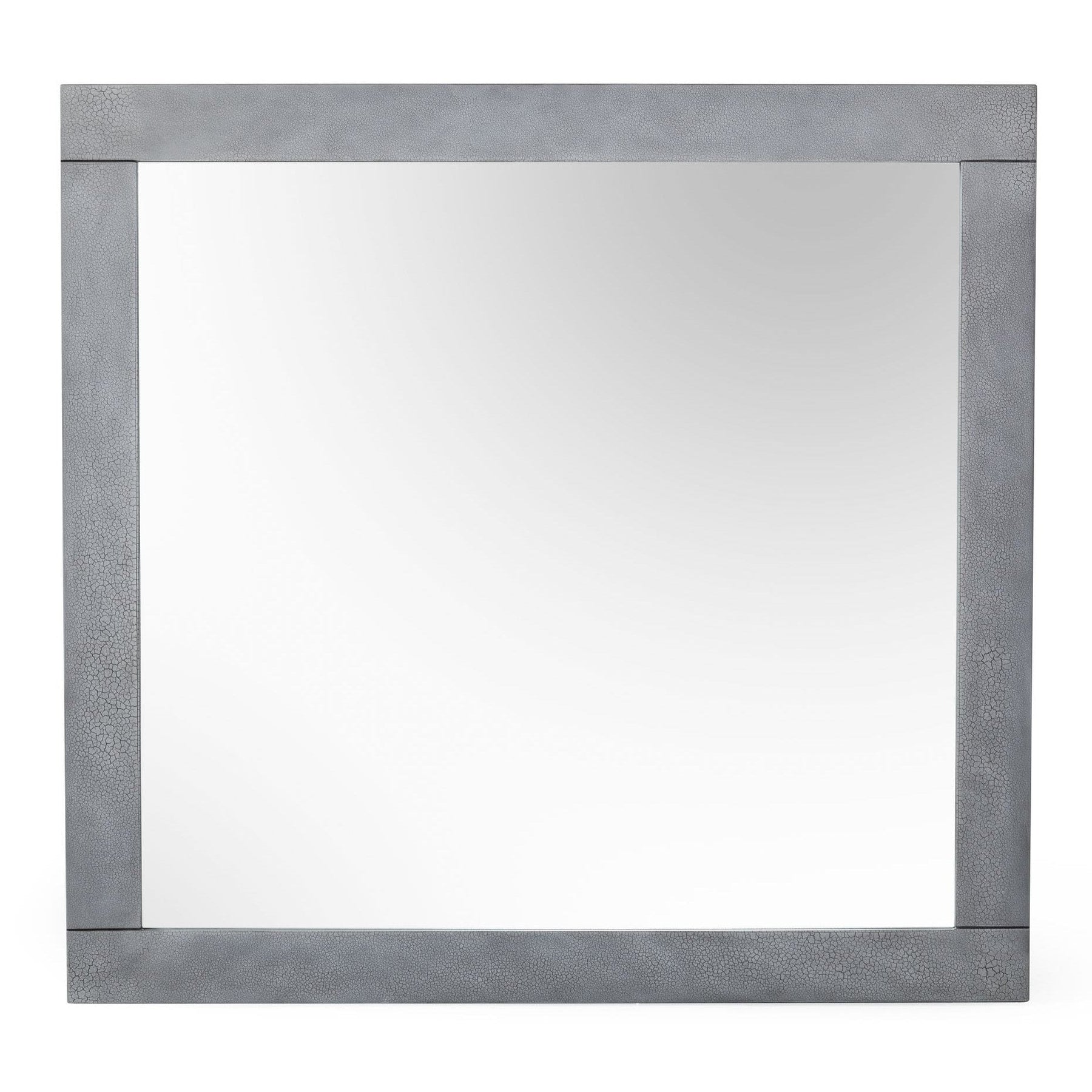 Buckley - Modern Grey Crackle Mirror