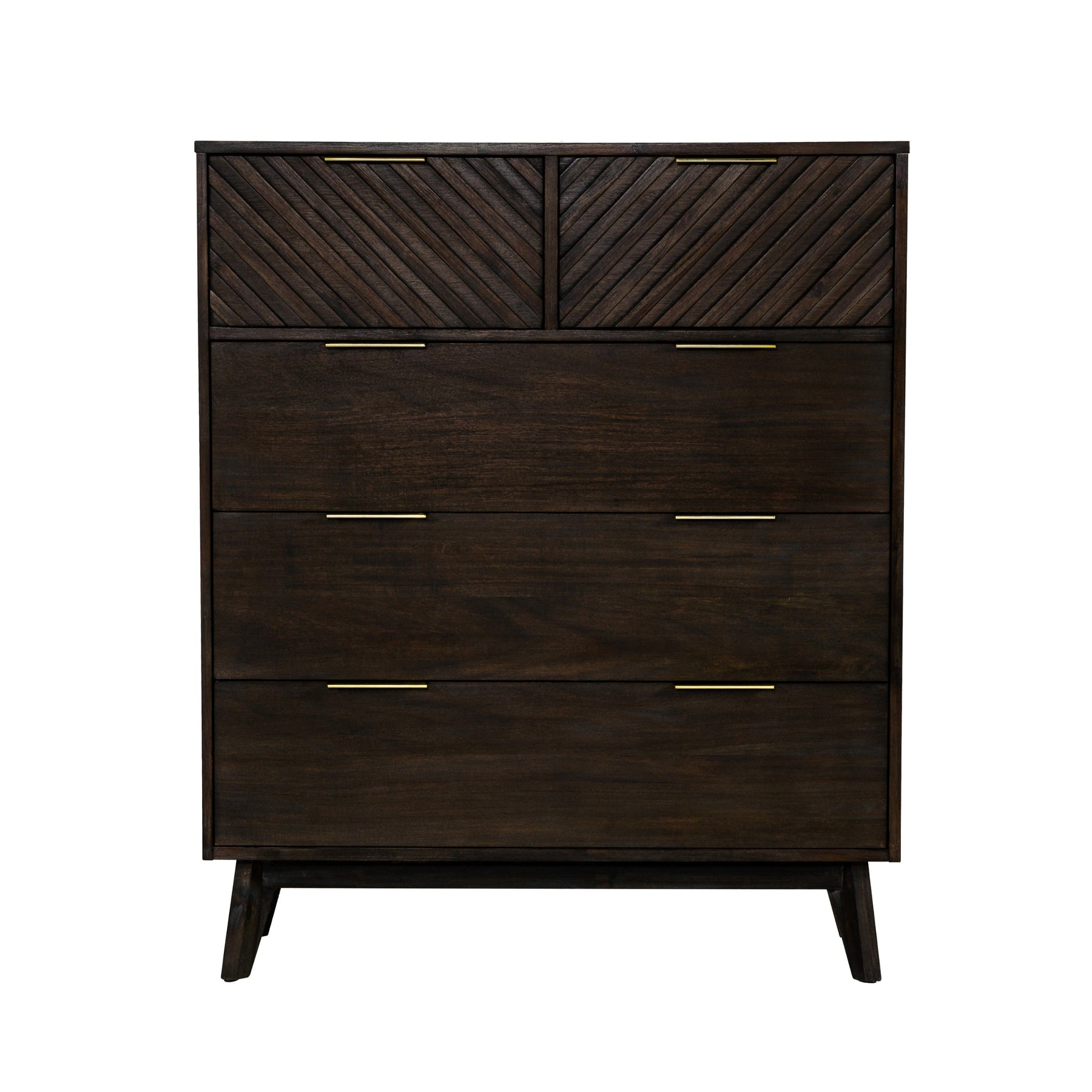 Daisy Mid-Century Dark Acacia Chest