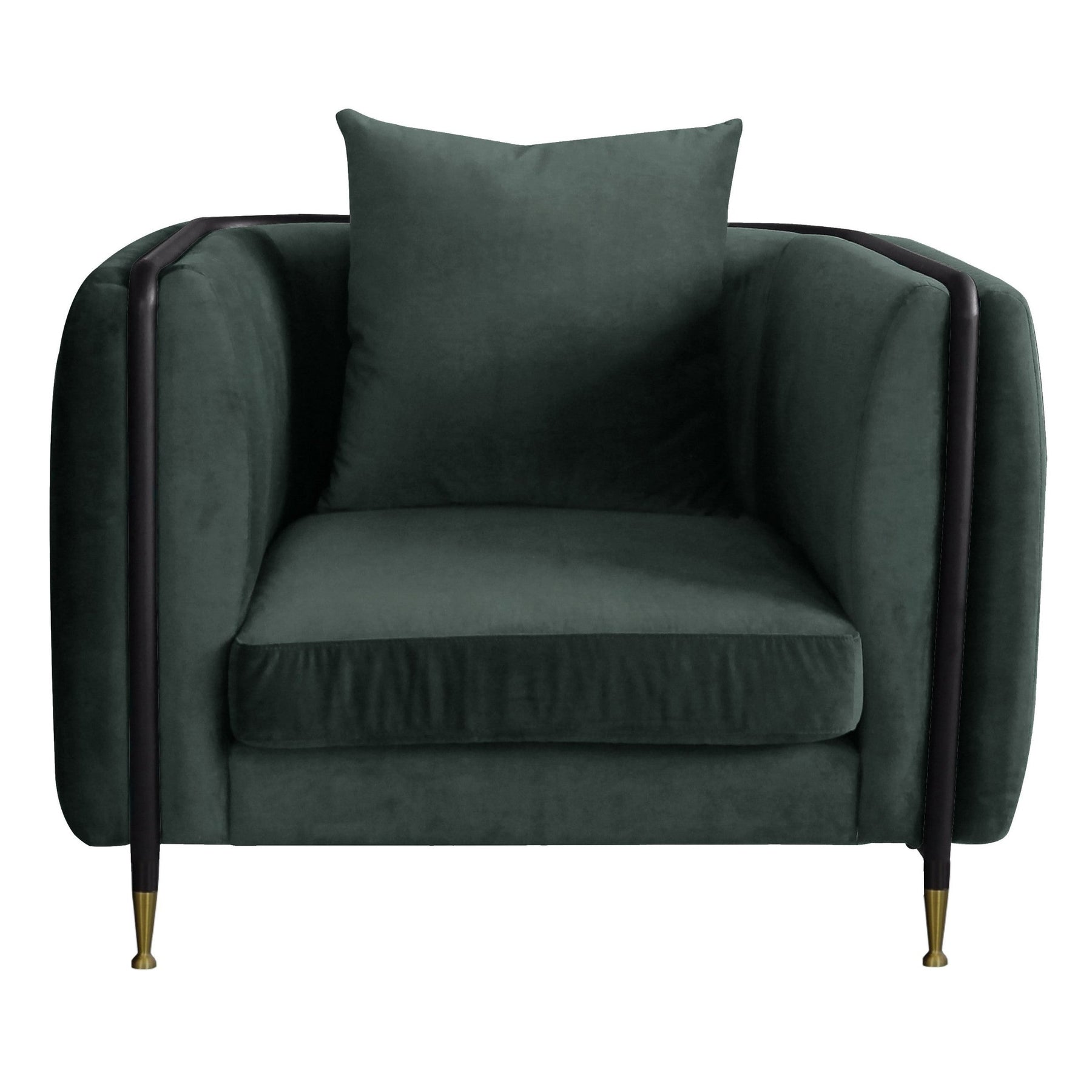 Oswego - Modern Dark Green Jade Accent Chair