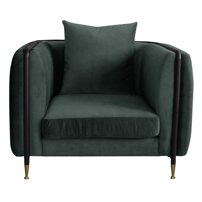 Oswego - Modern Dark Green Jade Accent Chair
