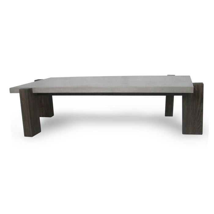 Milton - Dark Grey & Walnut Coffee Table