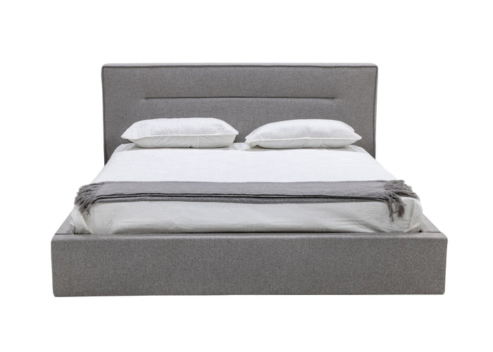 Juliana - Italian Modern Grey Upholstered Bed