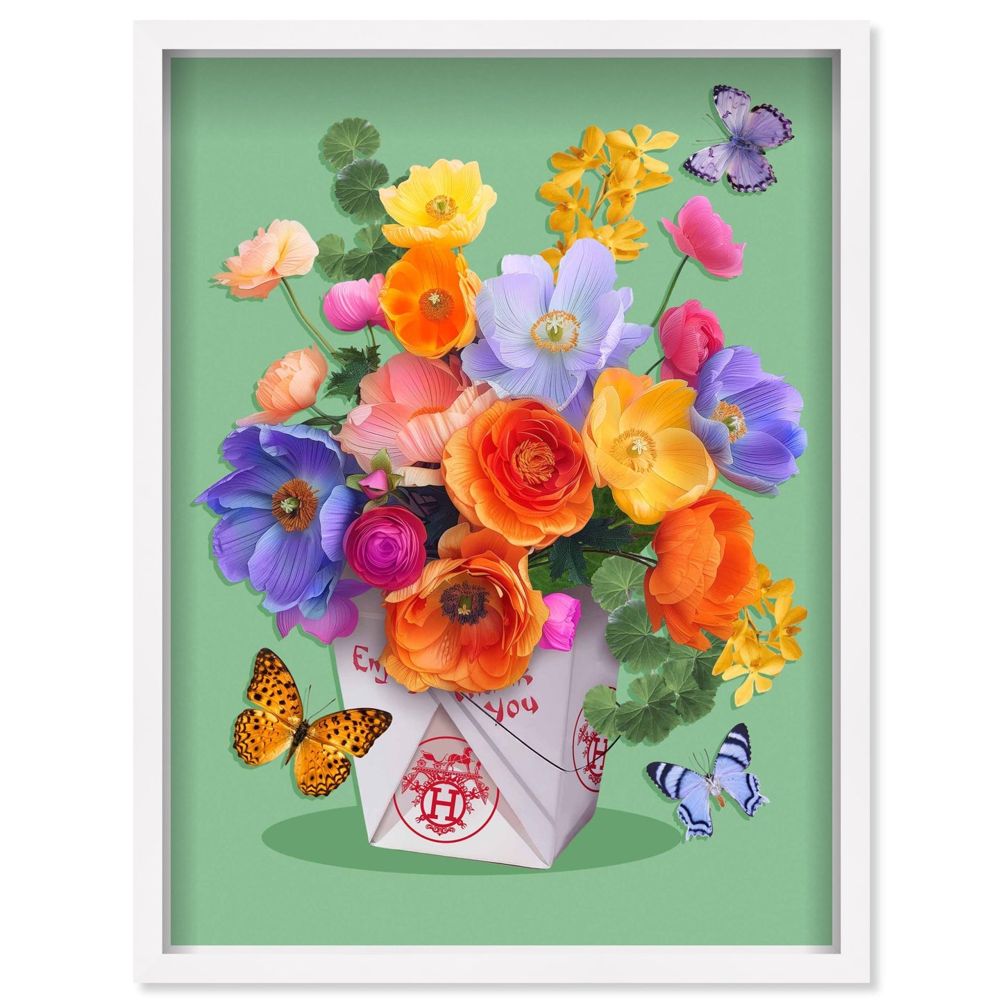 Flower Takeout 3D