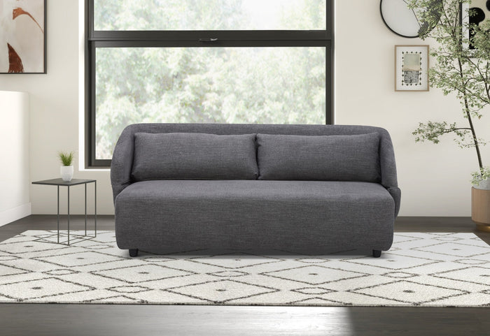 Lerner - Modern Dark Grey Fabric Sofa Bed
