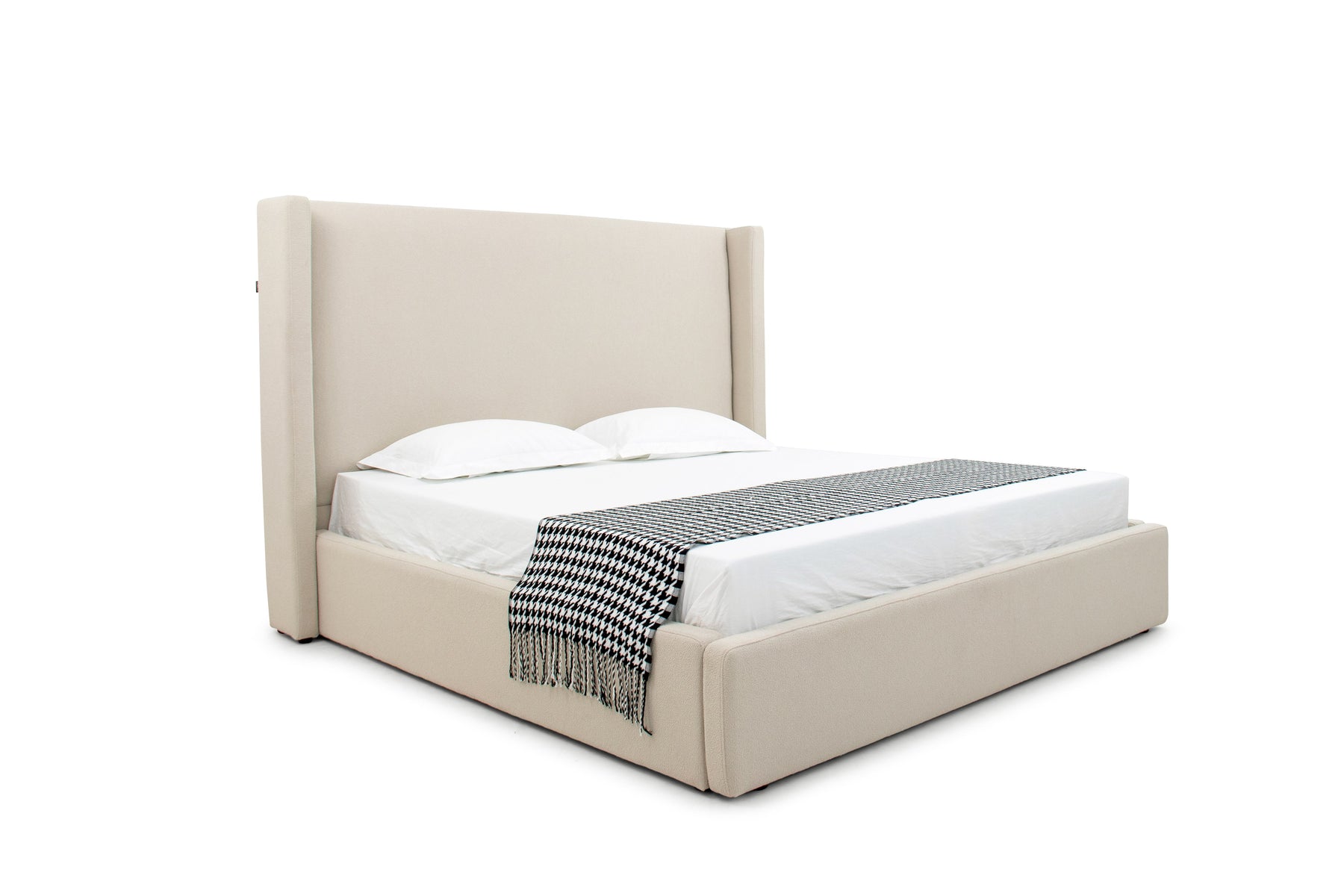 Byrne - Modern Beige Fabric Bed