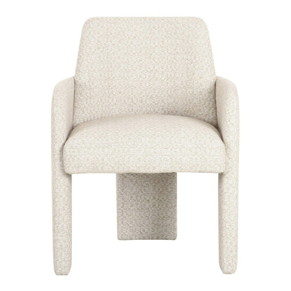 Cando - Modern Beige Fabric Dining Chair