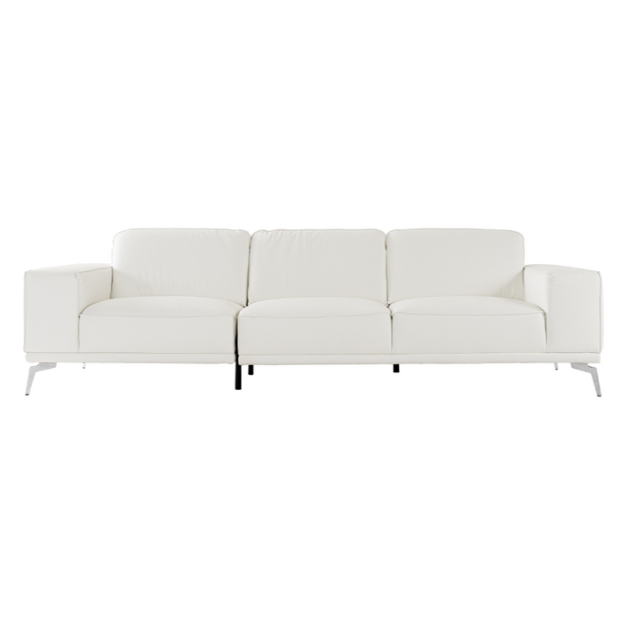 Soho - Italian White Leather Sofa