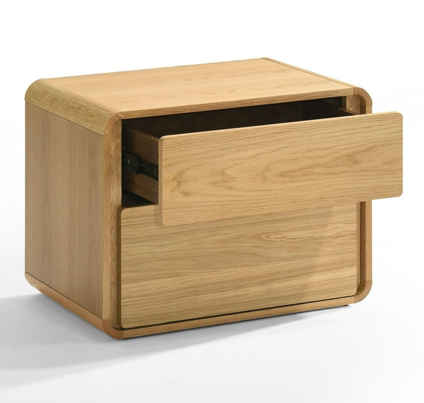 Dustin - Modern Natural Oak Nightstand