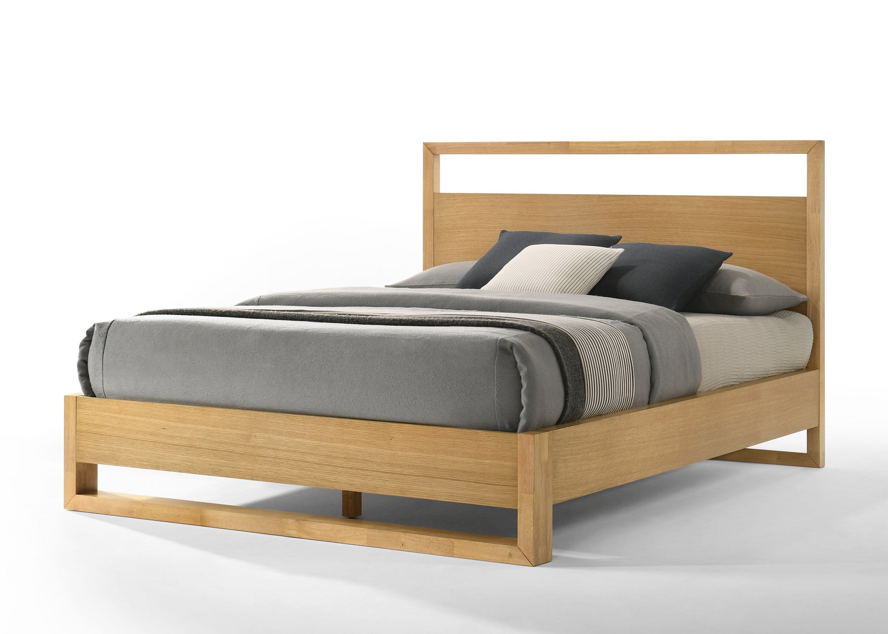 Berlin - Modern Natural Oak Bed