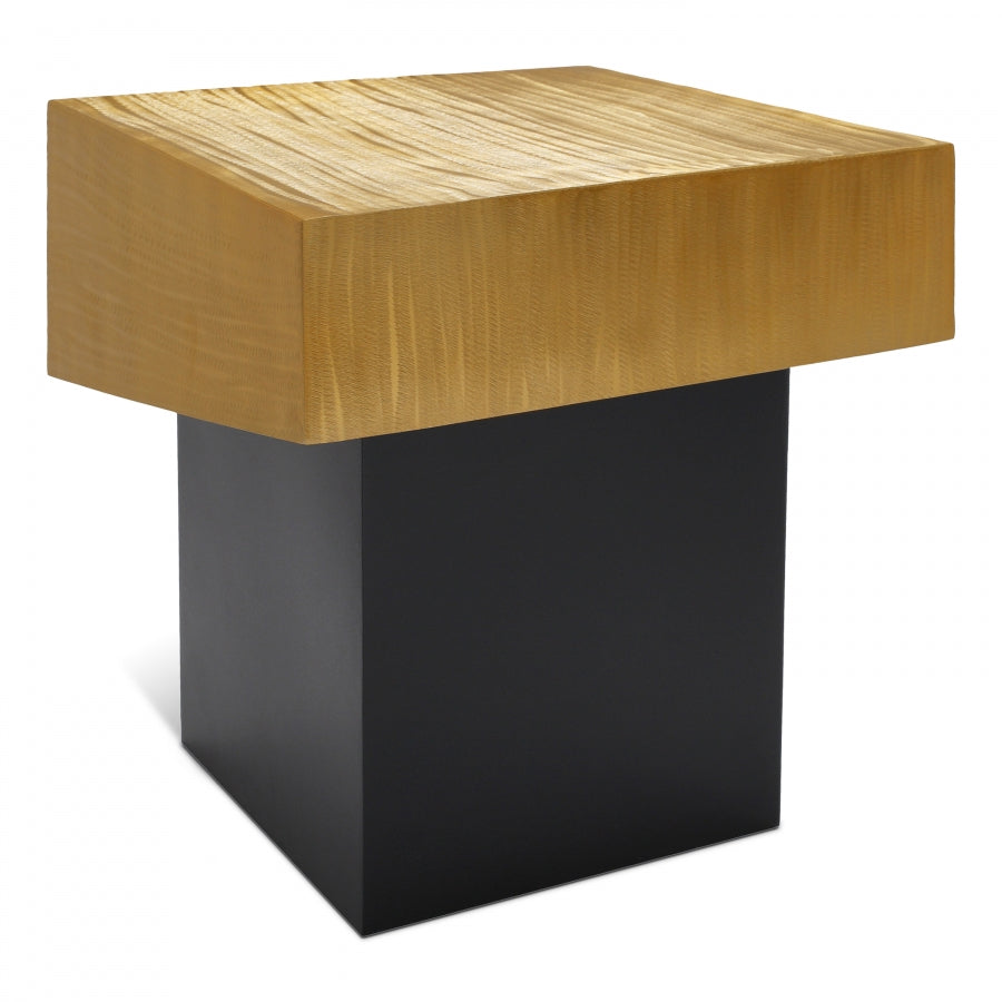 Palladium Iron End Table - Gold
