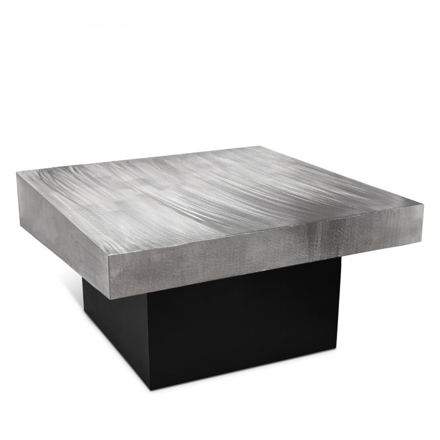 Palladium Iron Coffee Table - Silver