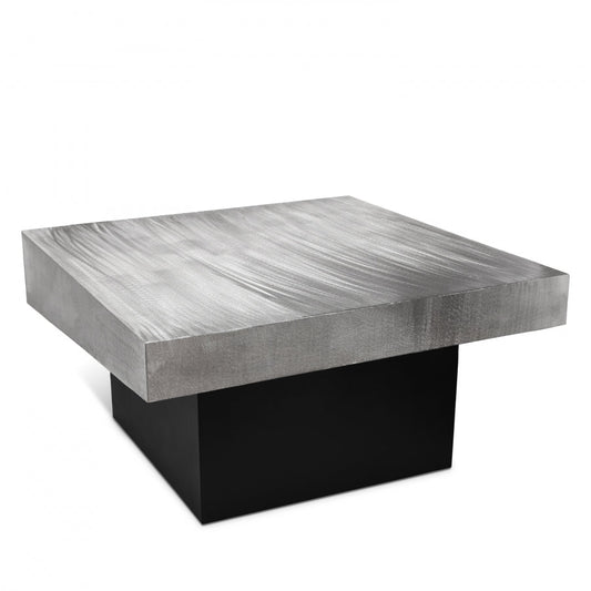 Palladium Iron Coffee Table - Silver