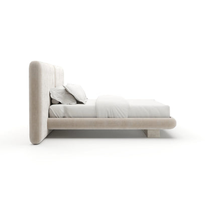 Overlap Uph 2 Panel Kg Bed Ivory