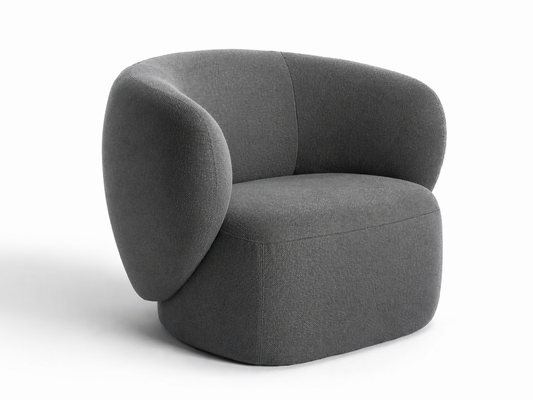 Lounger Laura Design Black/Grey
