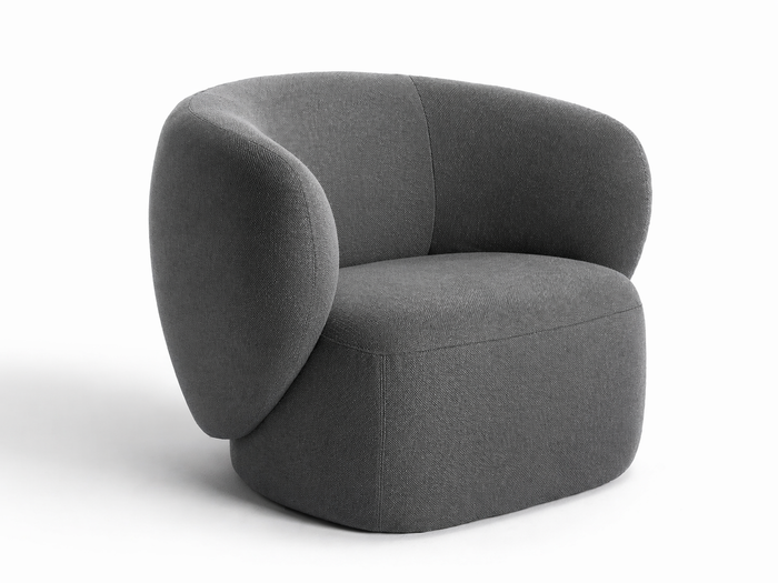 Lounger Laura Design Black/Grey