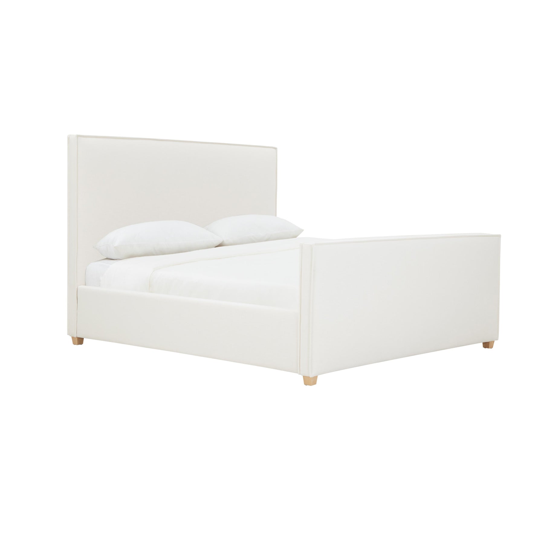 Bristol Park Ivory Contract-Grade Fabric Upholstered Bed