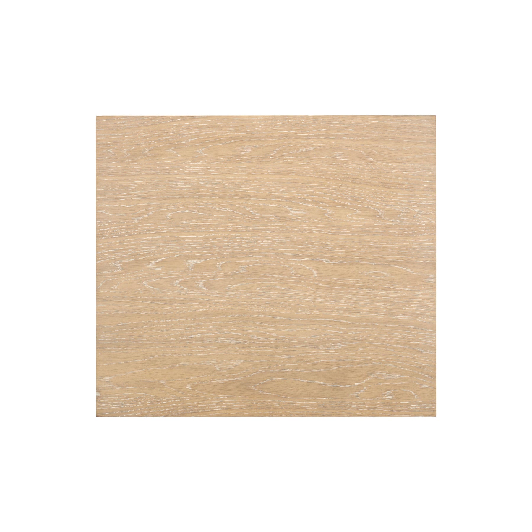 Bristol Park 20" Whitewashed Oak Wood 2-Drawer Nightstand