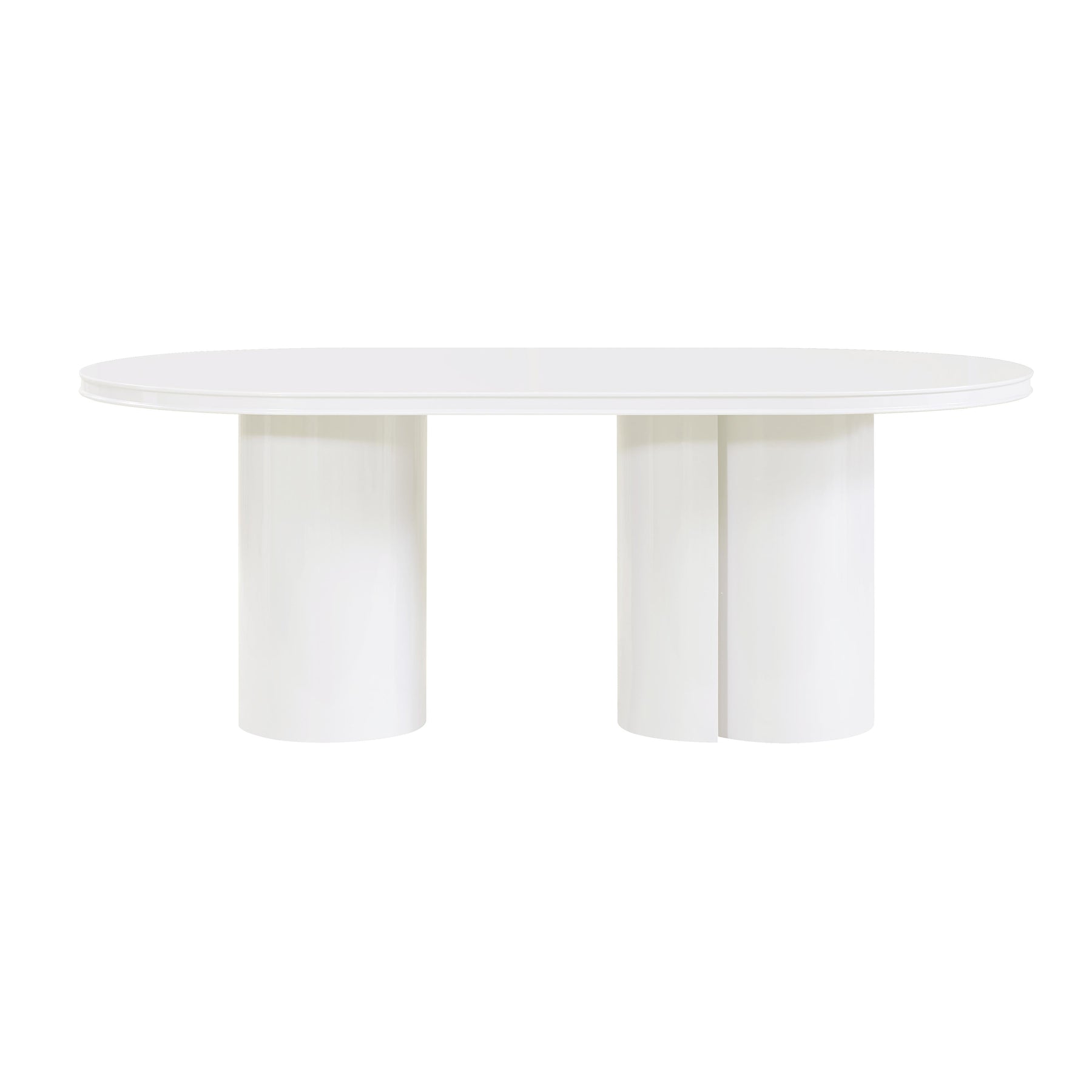 Elora 79" Lacquer Oval Dining Table