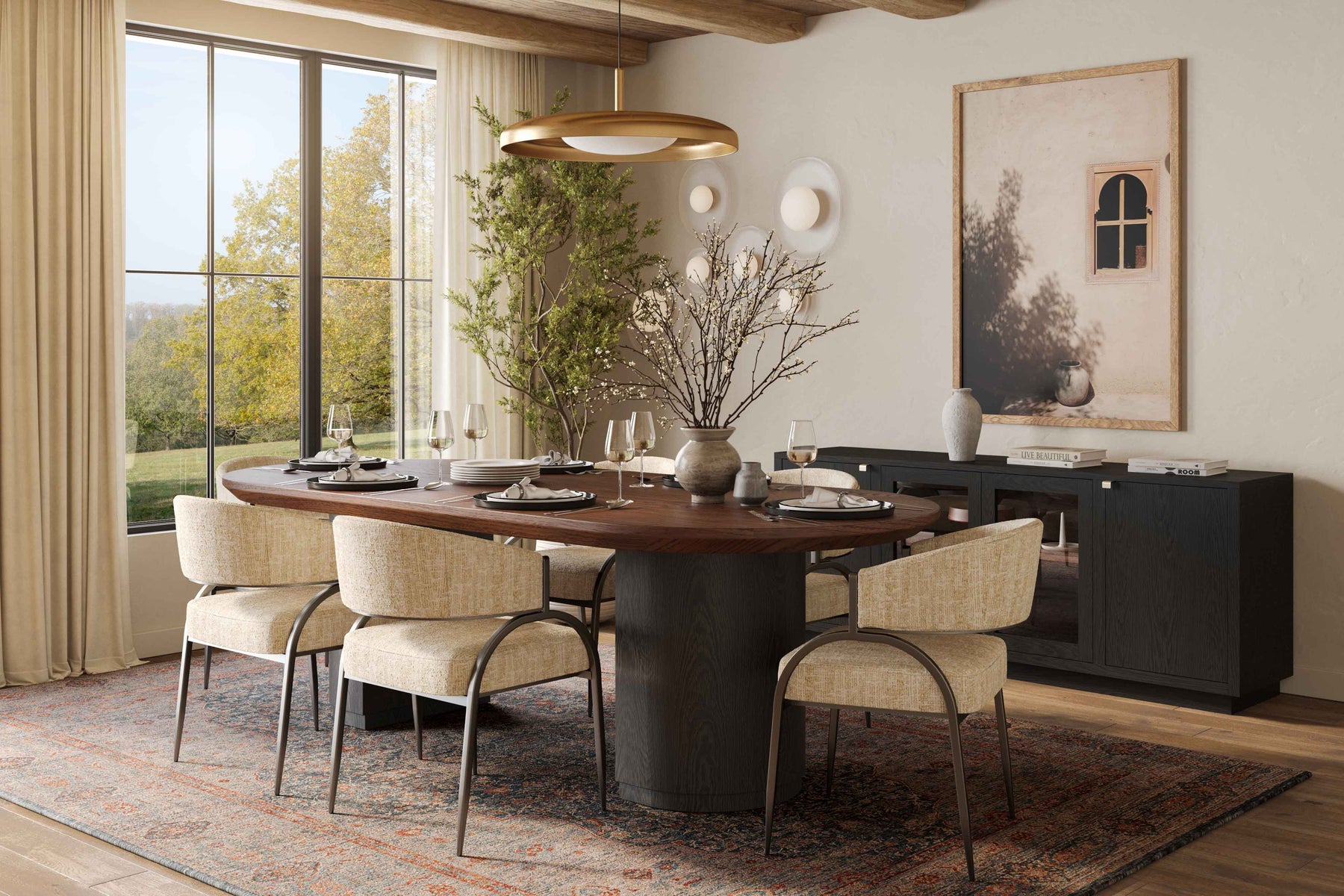 Marlow 77" Wood Console
