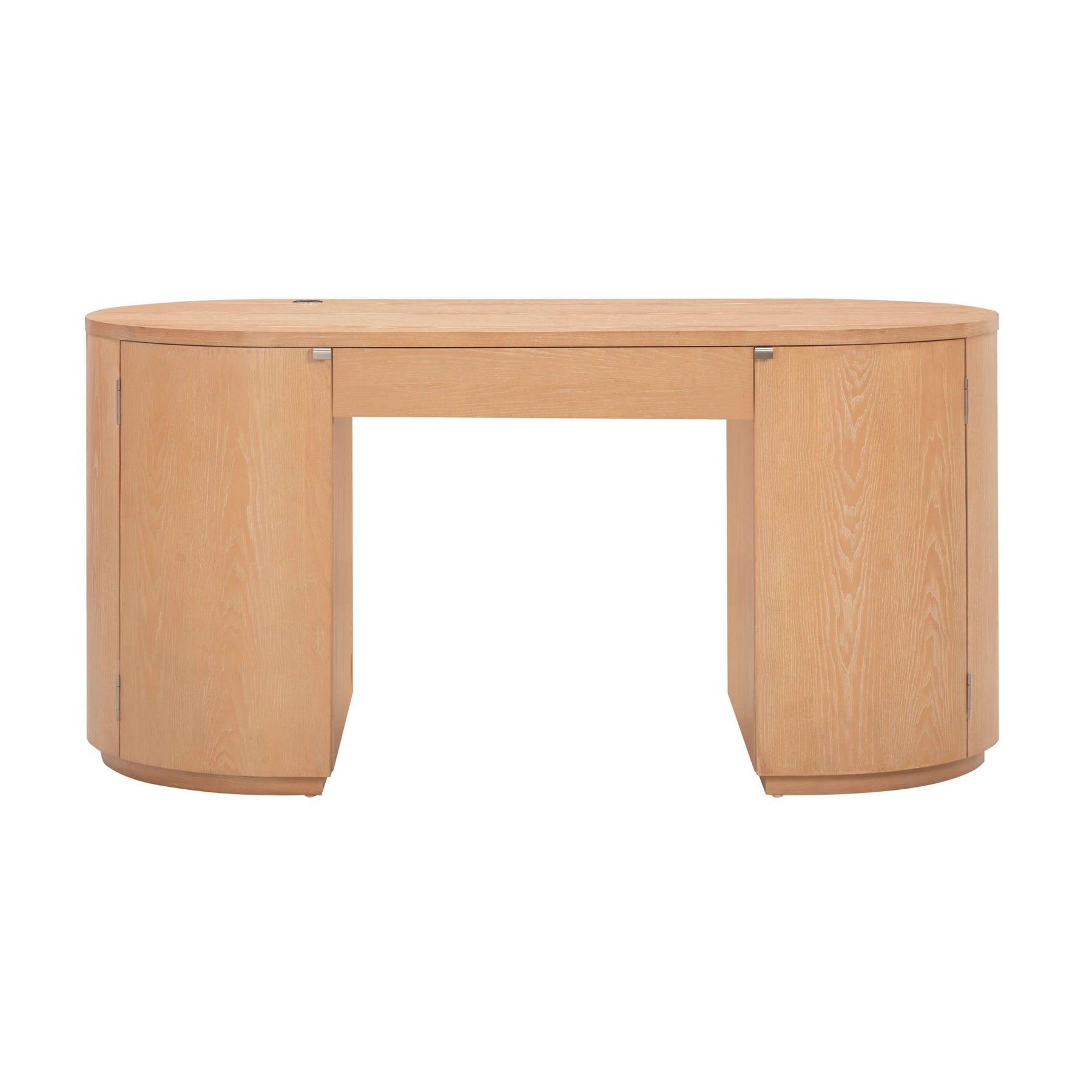 Marlow 64" Wood Executive Desk With Storage