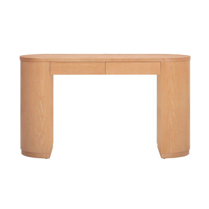 Marlow 52" Wood 2-Drawer Writing Desk