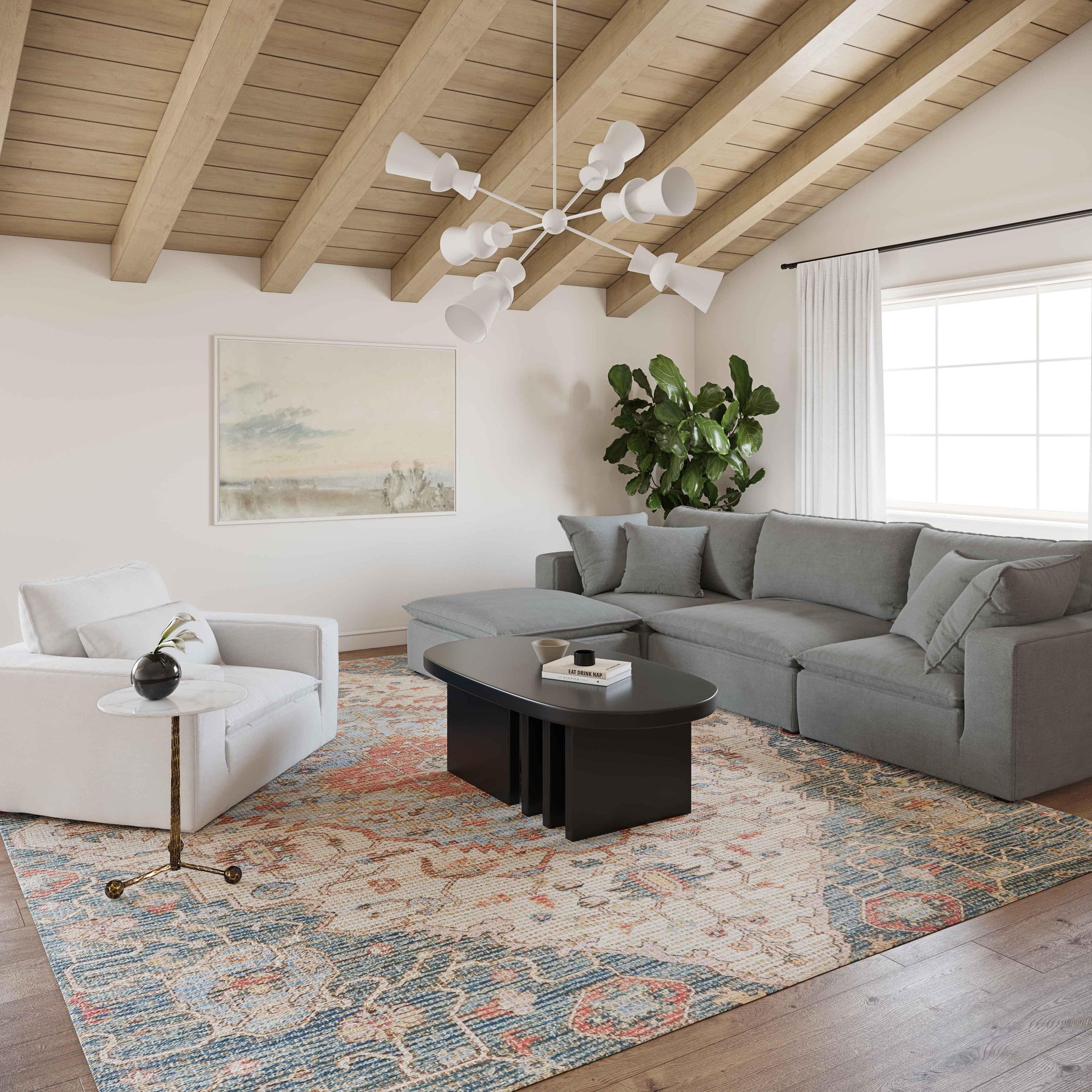 Cali Performance Fabric Armchair