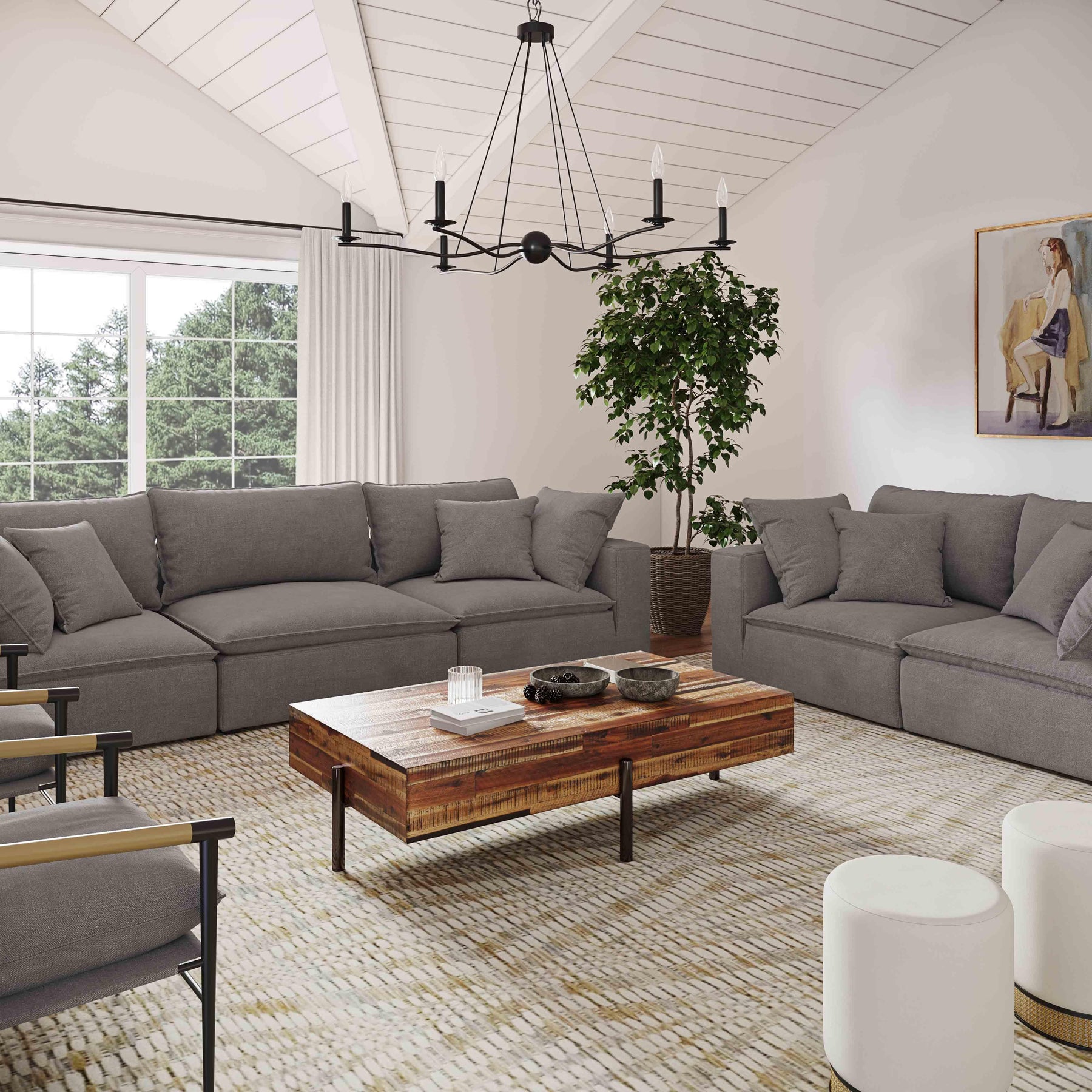 Cali Performance Fabric Accent Chair