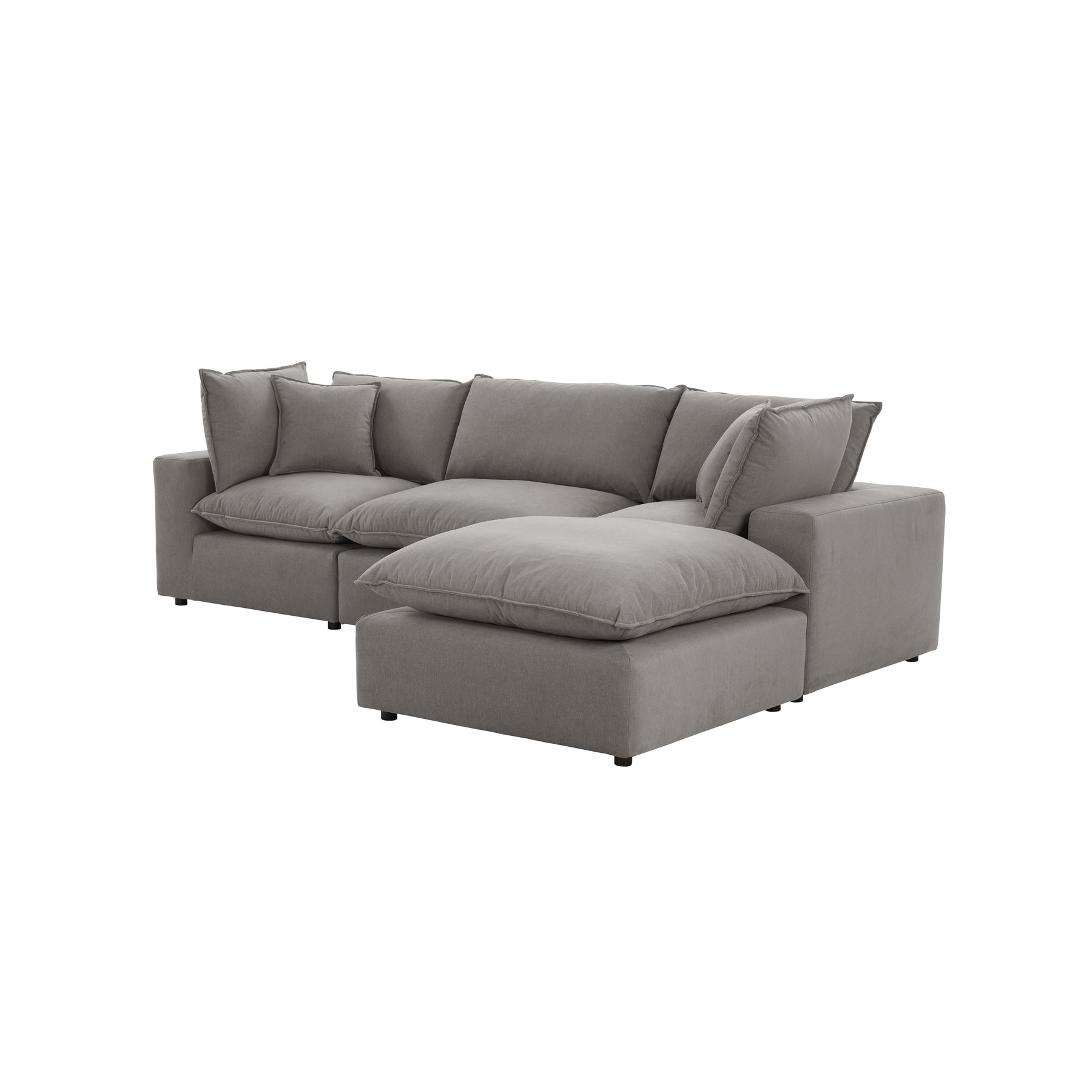 Cali 4-Piece Performance Fabric Modular Sectional