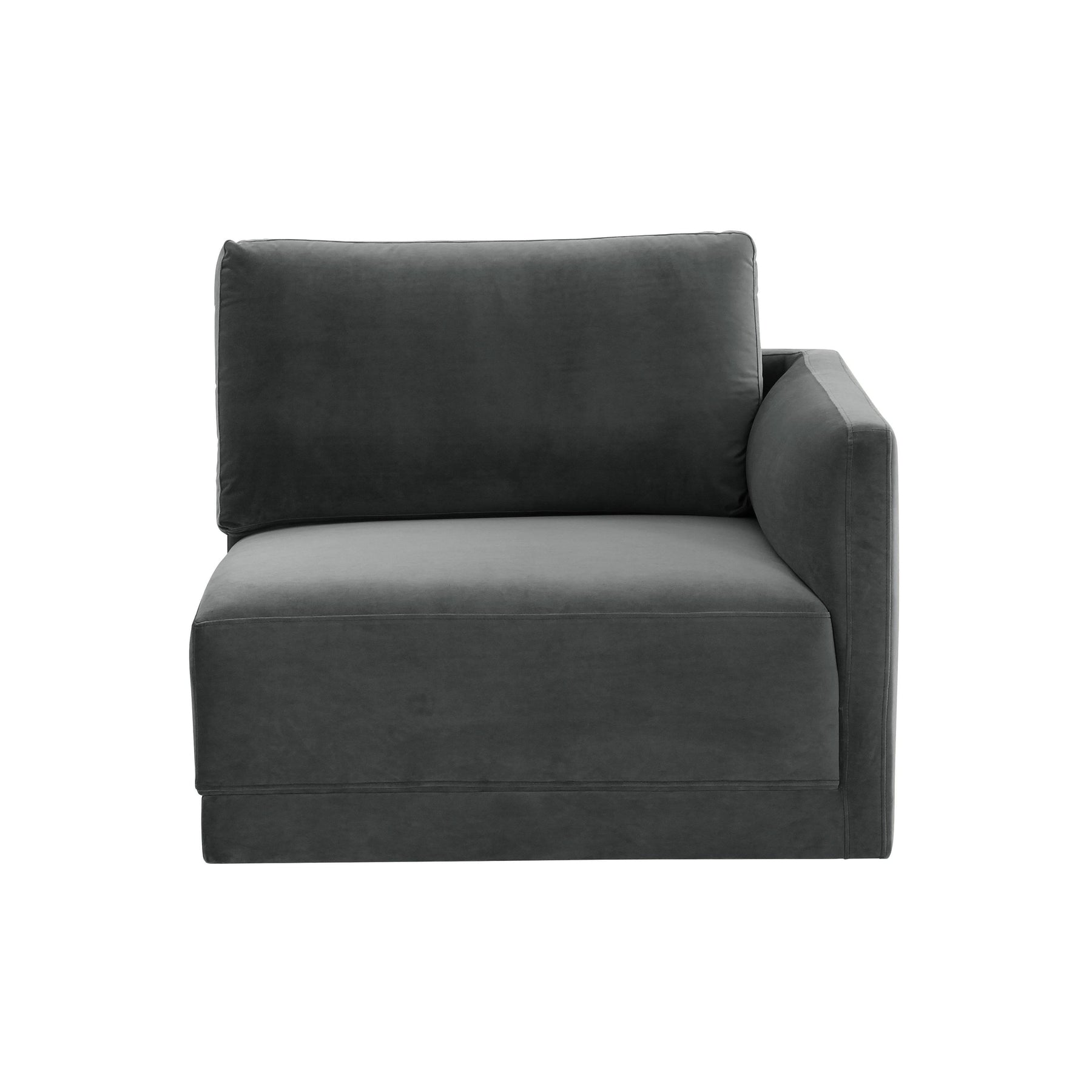 Willow Performance Velvet Modular RAF Corner Chair