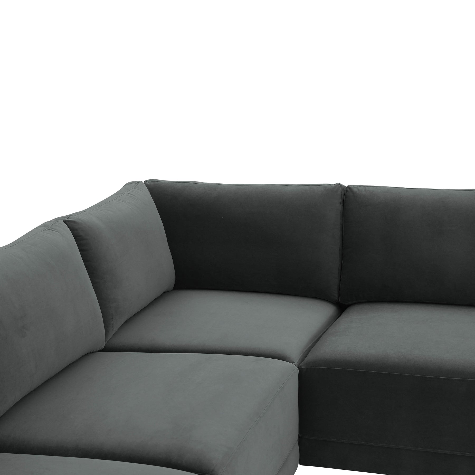 Willow 5-Piece Performance Velvet Modular L Sectional